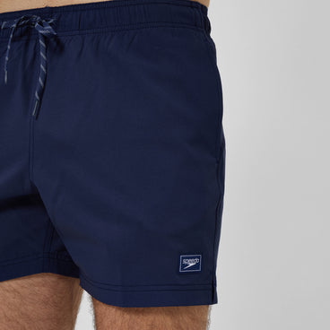 Men's Classic Solid Redondo Edge Volley Swim Trunks Navy