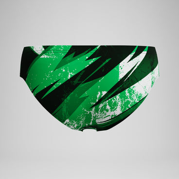 Boys Bolted Brief Green