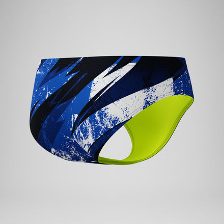 Boys Bolted Brief Blue