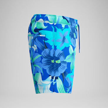 Men's Print Redondo Edge Swim Shorts Deep Blue