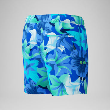Men's Print Redondo Edge Swim Shorts Deep Blue