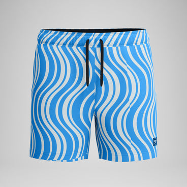 Men's Print Redondo Edge Swim Shorts Blue/White