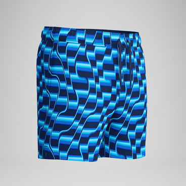Men's Print Redondo Edge Swim Shorts Navy/Blue