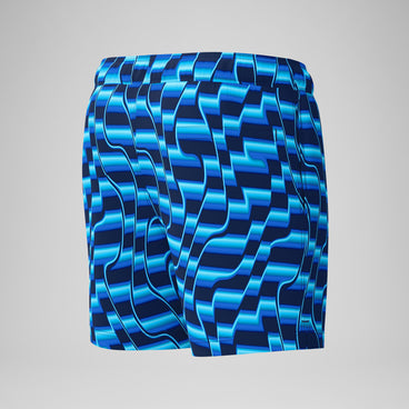 Men's Print Redondo Edge Swim Shorts Navy/Blue