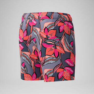 Men's Redondo Edge Printed Swim Shorts Coral/Gray