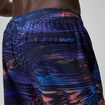 Men's Redondo Edge Printed Swim Shorts Blue