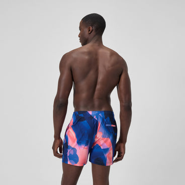 Men's Printed Redondo Edge Swim Shorts Blue/Pink