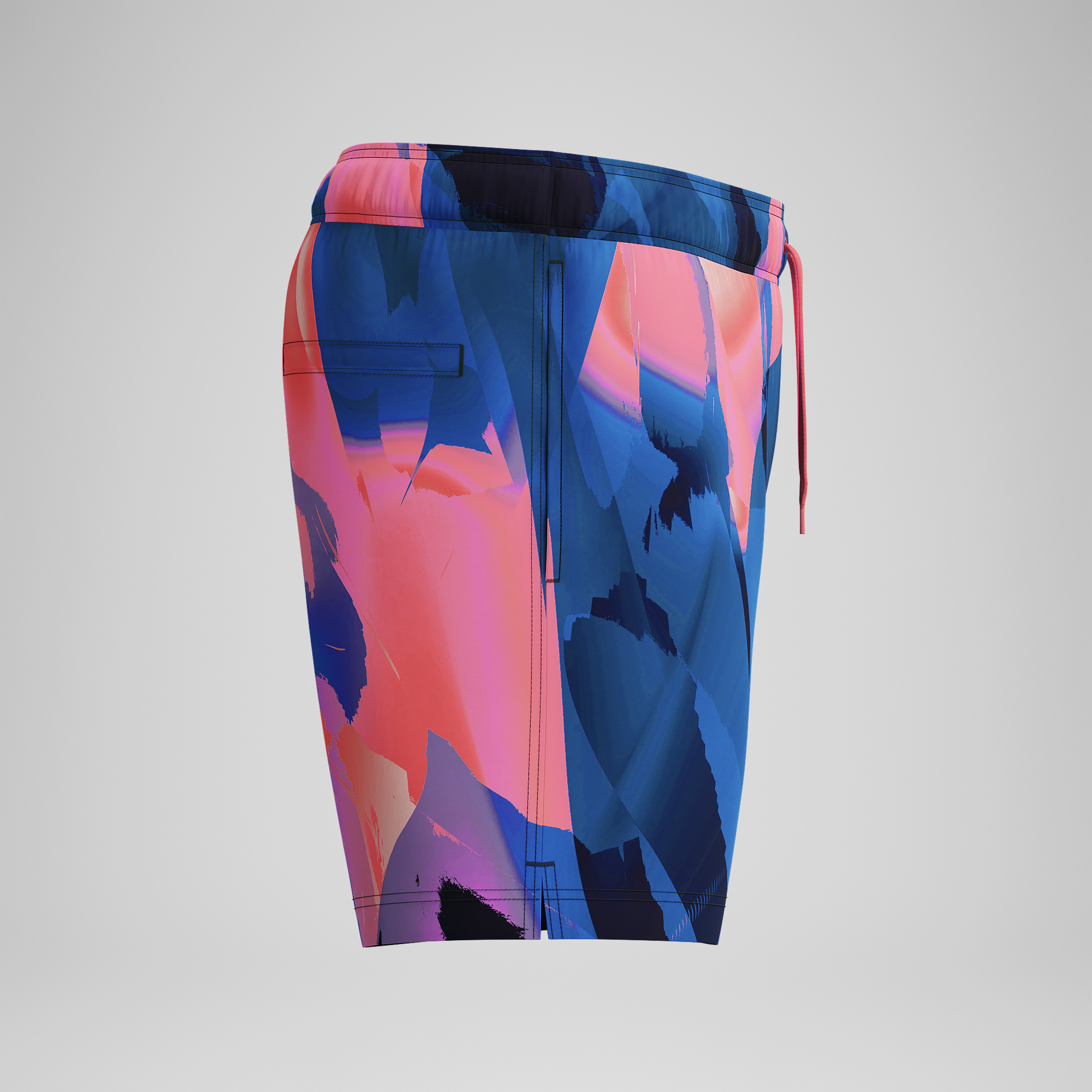 speedo 競パン ブルー×ピンク 【希少】/ swim wear Men's Print Redondo Edge Volley Swim Trunks Blue/Pink | Speedo