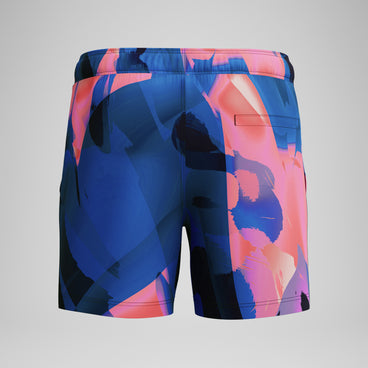 Men's Printed Redondo Edge Swim Shorts Blue/Pink