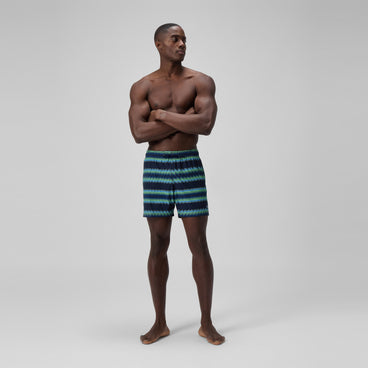 Men's Redondo Edge Printed Swim Shorts Blue