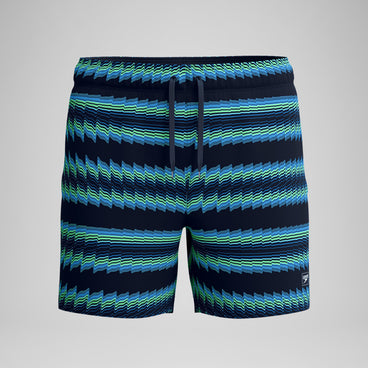 Men's Redondo Edge Printed Swim Shorts Blue