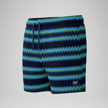 Men's Redondo Edge Printed Swim Shorts Blue