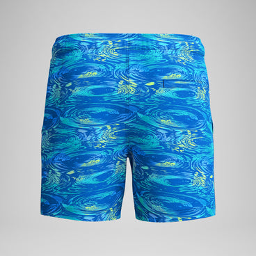 Men's Redondo Edge Printed Swim Shorts Blue/Green