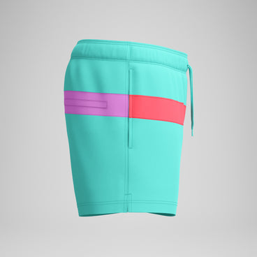 Men's Colorblock Redondo Edge Volley Swim Trunks Blue