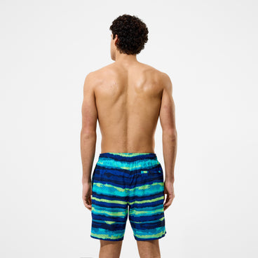 Men's Redondo Edge Printed Swim Shorts Navy