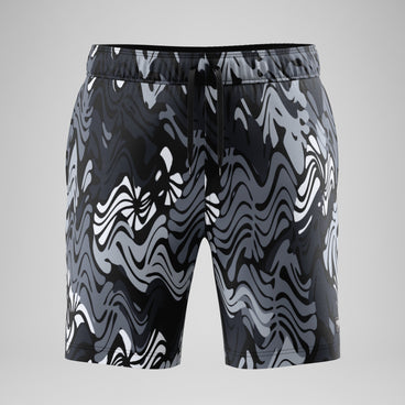 Men's Redondo Edge Printed Swim Shorts Black