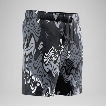 Men's Redondo Edge Printed Swim Shorts Black