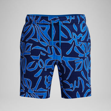 Men's Redondo Edge Printed Swim Shorts Blue