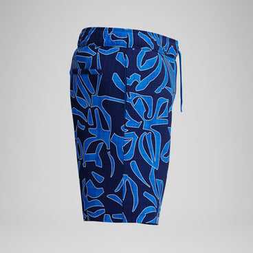 Men's Redondo Edge Printed Swim Shorts Blue