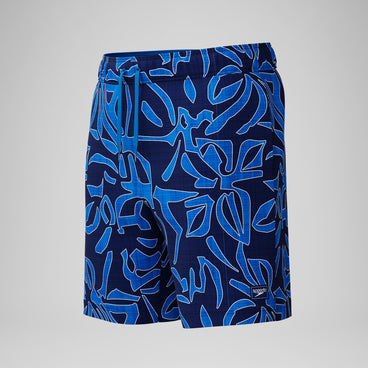 Men's Redondo Edge Printed Swim Shorts Blue