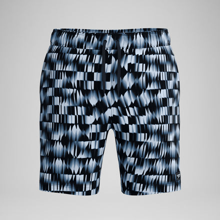 Men's Print Redondo Swim Shorts Black/Grey