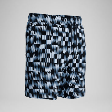 Men's Print Redondo Swim Shorts Black/Grey