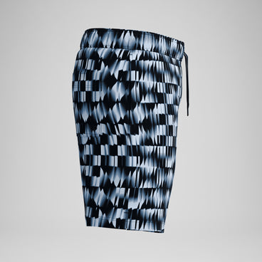 Men's Print Redondo Swim Shorts Black/Grey