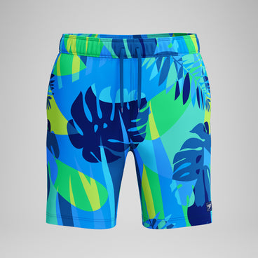 Men's Print Rondo Volley Swim Trunks Blue