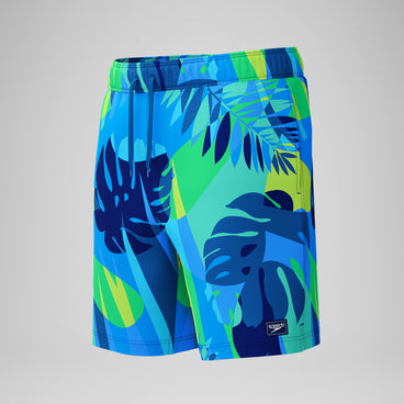 Men's Print Rondo Volley Swim Trunks Blue