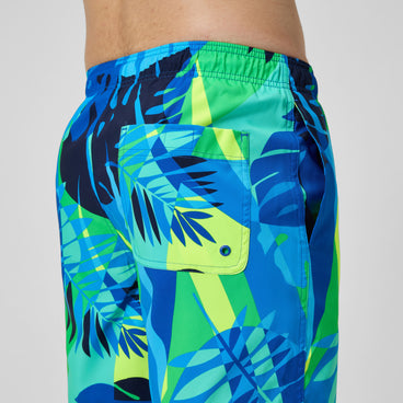 Men's Print Rondo Volley Swim Trunks Blue