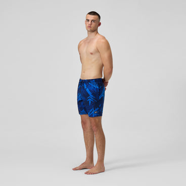 Men's Print Redondo Volley Swim Trunks Blue