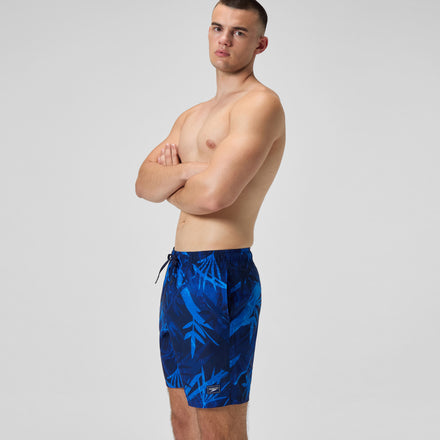 Men's Print Redondo Volley Swim Trunks Blue