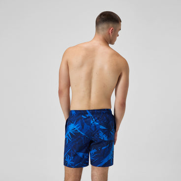 Men's Print Redondo Volley Swim Trunks Blue
