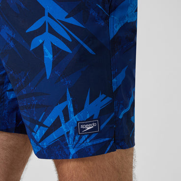 Men's Print Redondo Volley Swim Trunks Blue