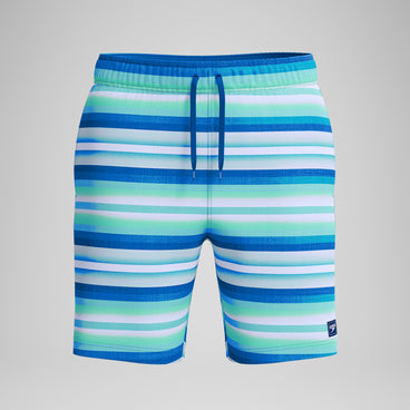 Men's Print Redondo Volley Swim Trunks Blue/White