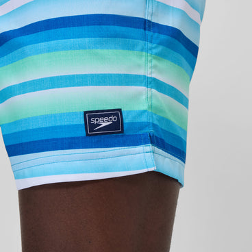 Men's Print Redondo Volley Swim Trunks Blue/White