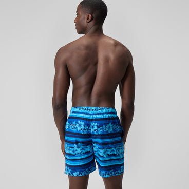 Men's Print Rondo Volley Swim Trunks Blue