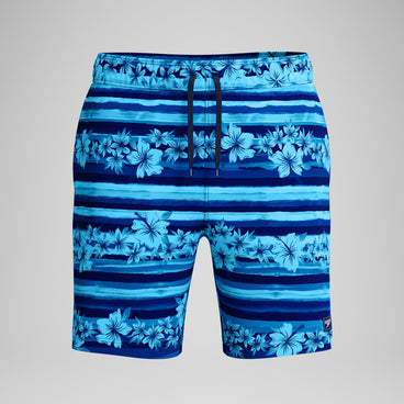 Men's Print Rondo Volley Swim Trunks Blue
