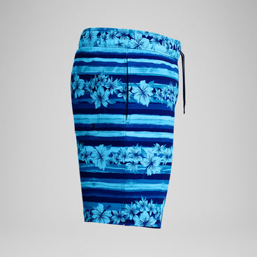 Men's Print Rondo Volley Swim Trunks Blue