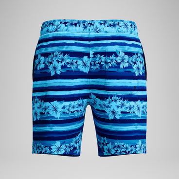 Men's Print Rondo Volley Swim Trunks Blue