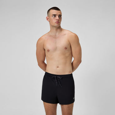 Men's Classics Solid Redondo Edge Volley Swim Trunks Black