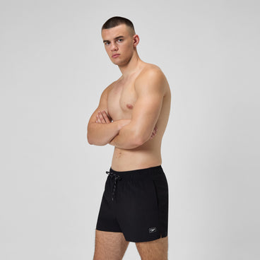 Men's Classics Solid Redondo Edge Volley Swim Trunks Black