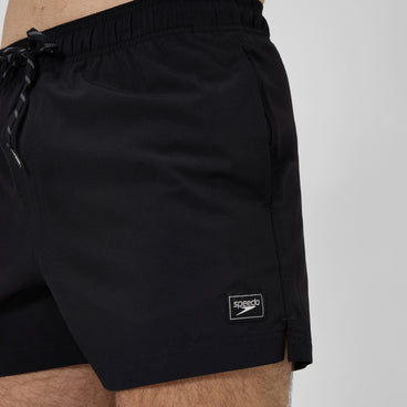 Men's Classics Solid Redondo Edge Volley Swim Trunks Black