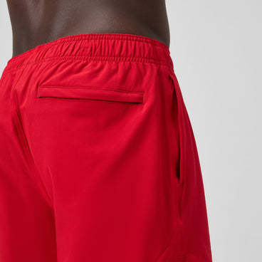 Men's Classics Solid Redondo Edge Volley Swim Trunks Red