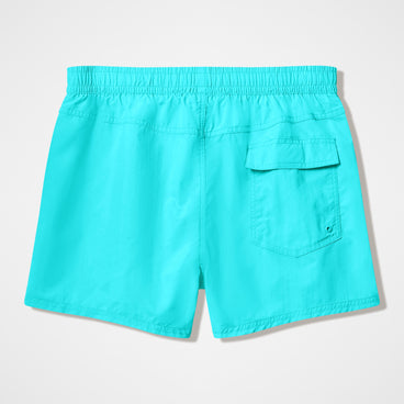 Men's Retro Swim Shorts Turquoise