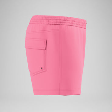 Men's Retro Swim Shorts Pink