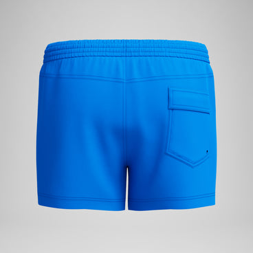 Men's Retro Solid Swim Shorts Blue