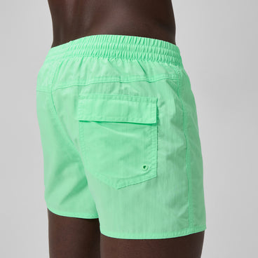 Men's Retro Solid Swim Shorts Green