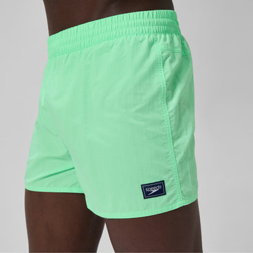 Men's Retro Solid Swim Shorts Green