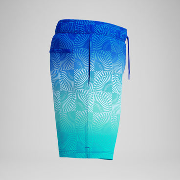 Men's Print Redondo Edge Swim Shorts Deep Blue